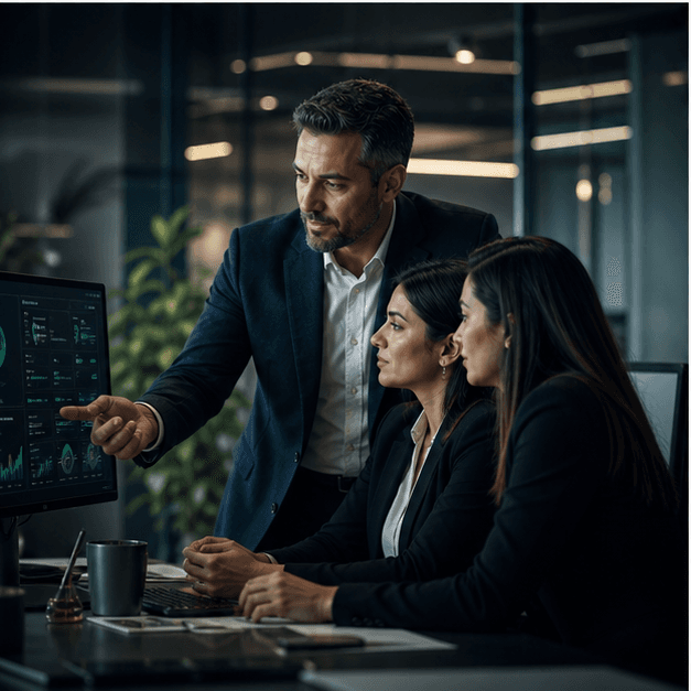 Employer workspace using AI hiring tools