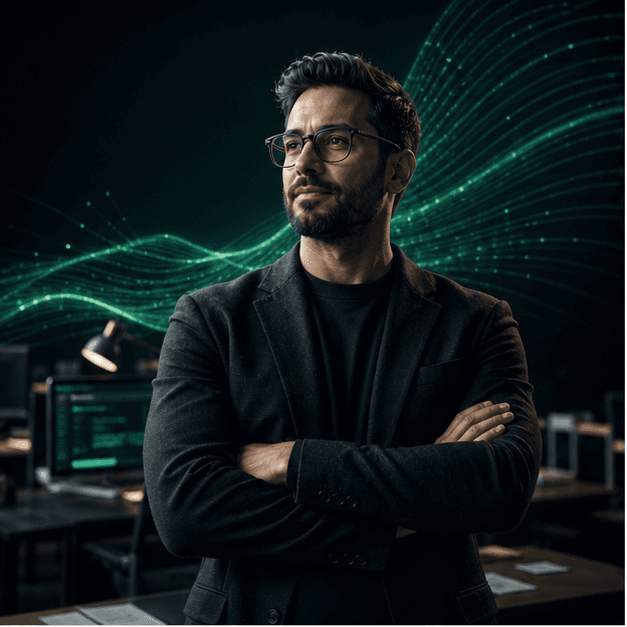 L&D professional using AI-guided career tools